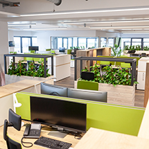 Blick ins Büro Werk West LSA Automation