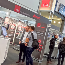 Messestand der LSA + item auf der intec 2023