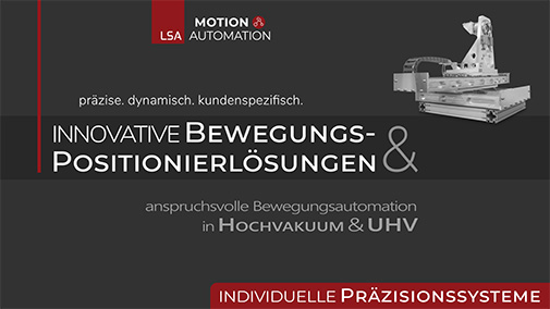 LSA GmbH Flyer Automatisierung Sondermaschinen