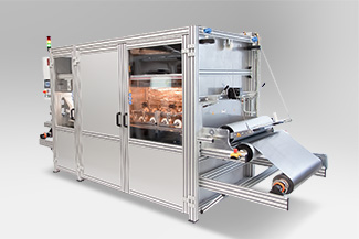 Beschichtungsautomat Rolle-zu-Rolle-Anlage Beschichtungsanlage Sondermaschine Fertigungsautomation | LSA GmbH Industrieautomation